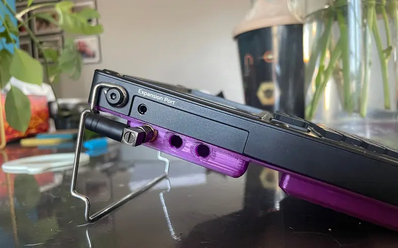 Preview image from ClockworkPi forum for “Backplate with SMA ports and a built-in Meshtastic node (CRANK)”