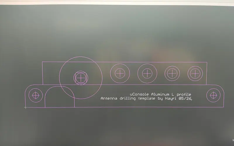 Preview image from ClockworkPi forum for “Five antennas on an aluminium L-profile (Hayri)”