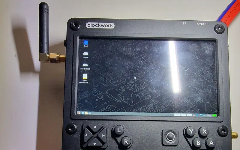 Preview image from ClockworkPi forum for “Internal USB hub, external USB ports and RJ45 (MaggifiXXL)”