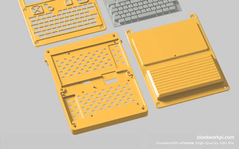 Preview image from ClockworkPi for “Official uConsole CAD files (STEP and OBJ)”