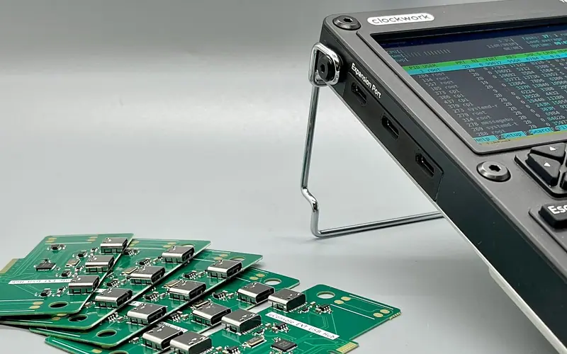 Preview image from ClockworkPi forum for “uHub — USB hub expansion card”