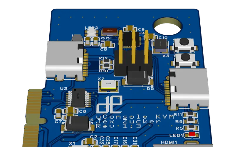 Preview image from ClockworkPi forum for “uKVM — KVM expansion board”