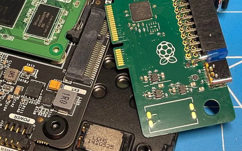 Preview image from ClockworkPi forum for “uPico — RP2040 expansion card”